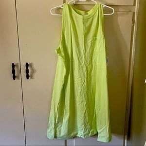 BNWT Old Navy Lime Green sleeveless dress. Size L